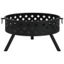 Brasero con atizador acero XXL 58 cm de vidaXL, Chimeneas - Ref: Foro24-360062, Precio: 120,35 €, Descuento: %
