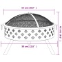 Brasero con atizador acero XXL 58 cm de vidaXL, Chimeneas - Ref: Foro24-360062, Precio: 120,35 €, Descuento: %