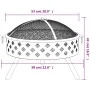 Brasero con atizador acero XXL 58 cm de vidaXL, Chimeneas - Ref: Foro24-360062, Precio: 118,68 €, Descuento: %