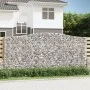 Gabion baskets 2 pcs arc shape iron 400x30x180/200 cm by vidaXL, Pots and planters - Ref: Foro24-3145878, Price: 464,98 €, Di...