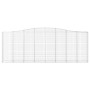 Gabionenkörbe 4 Stück Bogenform Eisen 400x30x140/160 cm von vidaXL, Töpfe und Pflanzgefäße - Ref: Foro24-3145854, Preis: 830,...