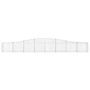 Gabion baskets 4 pcs arch shape iron 400x30x40/60 cm by vidaXL, Pots and planters - Ref: Foro24-3145789, Price: 366,09 €, Dis...
