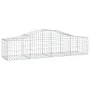 Gabion baskets 7 pcs arch shape iron 200x50x40/60 cm by vidaXL, Pots and planters - Ref: Foro24-3145582, Price: 439,99 €, Dis...