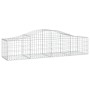 Gabionenkörbe 7 Stück Bogenform Eisen 200x50x40/60 cm von vidaXL, Töpfe und Pflanzgefäße - Ref: Foro24-3145582, Preis: 447,36...