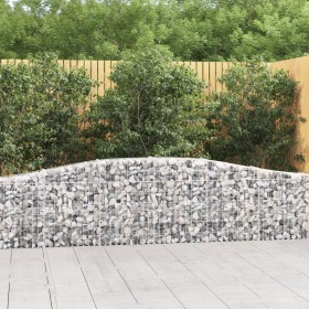 Gabionenkörbe 6 Stück Bogenform Eisen 400x30x60/80 cm von vidaXL, Töpfe und Pflanzgefäße - Ref: Foro24-3145804, Preis: 655,57...