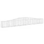Gabion baskets 3 pcs arch shape iron 400x30x40/60 cm by vidaXL, Pots and planters - Ref: Foro24-3145788, Price: 271,67 €, Dis...