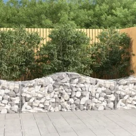 Gabion baskets 10 pcs arch shape iron 200x50x60/80 cm by vidaXL, Pots and planters - Ref: Foro24-3145606, Price: 660,85 €, Di...