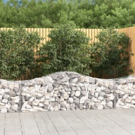 Gabionenkörbe 10 Stück Bogenform Eisen 200x50x60/80 cm von vidaXL, Töpfe und Pflanzgefäße - Ref: Foro24-3145606, Preis: 669,2...