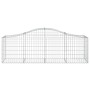Gabionenkörbe 10 Stück Bogenform Eisen 200x50x60/80 cm von vidaXL, Töpfe und Pflanzgefäße - Ref: Foro24-3145606, Preis: 669,2...