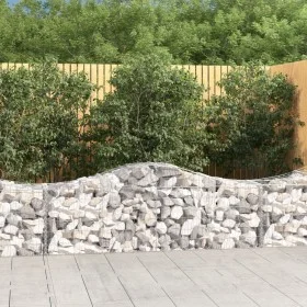 Gabion baskets 11 pcs arch shape iron 200x50x60/80 cm by vidaXL, Pots and planters - Ref: Foro24-3145607, Price: 761,25 €, Di...