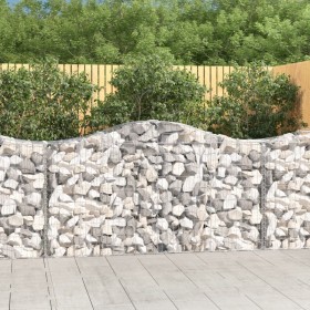 Gabionenkörbe 11 Stück Bogenform Eisen 200x50x100/120cm von vidaXL, Töpfe und Pflanzgefäße - Ref: Foro24-3145649, Preis: 981,...