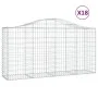 18 units of arched iron gabion baskets 200x50x100/120cm by vidaXL, Pots and planters - Ref: Foro24-3145654, Price: 1,00 €, Di...