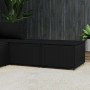 Garden footstool with cushions 2 pcs black synthetic rattan by vidaXL, Outdoor ottomans - Ref: Foro24-319789, Price: 65,59 €,...