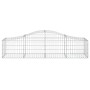 Gabionenkörbe 5 Stück Bogenform Eisen 200x50x40/60 cm von vidaXL, Töpfe und Pflanzgefäße - Ref: Foro24-3145580, Preis: 292,77...