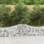 Gabion baskets 6 pcs arch shape iron 200x50x40/60 cm by vidaXL, Pots and planters - Ref: Foro24-3145581, Price: 344,93 €, Dis...