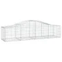 Gabion baskets 6 pcs arch shape iron 200x50x40/60 cm by vidaXL, Pots and planters - Ref: Foro24-3145581, Price: 344,93 €, Dis...