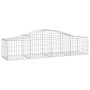 Gabionenkörbe 6 Stück Bogenform Eisen 200x50x40/60 cm von vidaXL, Töpfe und Pflanzgefäße - Ref: Foro24-3145581, Preis: 350,84...