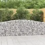 Gabion baskets 4 units arch shape iron 400x30x80/100 cm by vidaXL, Pots and planters - Ref: Foro24-3145815, Price: 530,75 €, ...