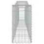Gabion baskets 5 units arch shape iron 400x30x60/80 cm by vidaXL, Pots and planters - Ref: Foro24-3145803, Price: 553,89 €, D...