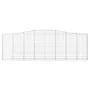 Gabion baskets 5 pcs arch shape iron 400x30x120/140 cm by vidaXL, Pots and planters - Ref: Foro24-3145842, Price: 839,51 €, D...
