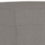 Juego de sofás con cojines 3 piezas tela gris taupe