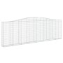 Gabionenkörbe 10 Stück Bogenform Eisen 400x30x120/140 cm von vidaXL, Töpfe und Pflanzgefäße - Ref: Foro24-3145847, Preis: 1,0...