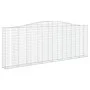 Wire mesh baskets 7 units, arched shape, iron, 400x30x140/160 cm by vidaXL, Pots and planters - Ref: Foro24-3145857, Price: 1...