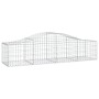 Gabionenkörbe 15 Stk. Bogenform Eisen 200x50x40/60 cm von vidaXL, Töpfe und Pflanzgefäße - Ref: Foro24-3145590, Preis: 916,01...