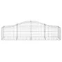 Gabionenkörbe 15 Stk. Bogenform Eisen 200x50x40/60 cm von vidaXL, Töpfe und Pflanzgefäße - Ref: Foro24-3145590, Preis: 913,43...