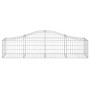 Gabionenkörbe 15 Stk. Bogenform Eisen 200x50x40/60 cm von vidaXL, Töpfe und Pflanzgefäße - Ref: Foro24-3145590, Preis: 916,01...