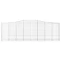 Gabion baskets 9 pcs arch shape iron 400x30x120/140 cm by vidaXL, Pots and planters - Ref: Foro24-3145846, Price: 1,00 €, Dis...