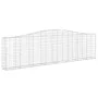 Gabion baskets 6 pcs arch shape iron 400x30x100/120 cm by vidaXL, Pots and planters - Ref: Foro24-3145830, Price: 886,64 €, D...