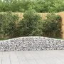 Gabion baskets 2 units, arched shape, iron, 400x30x40/60 cm by vidaXL, Pots and planters - Ref: Foro24-3145787, Price: 181,91...