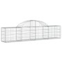 Gabionenkörbe 7 Stück Bogenform Eisen 200x30x40/60 cm von vidaXL, Töpfe und Pflanzgefäße - Ref: Foro24-3146052, Preis: 296,70...