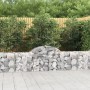 Gabionenkörbe 2 Stück Bogenform Eisen 200x30x60/80 cm von vidaXL, Töpfe und Pflanzgefäße - Ref: Foro24-3146068, Preis: 104,67...