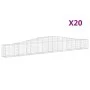 Gabion baskets 20 pcs arch shape iron 400x30x40/60 cm by vidaXL, Pots and planters - Ref: Foro24-3145797, Price: 1,00 €, Disc...