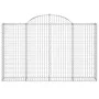 Gabion baskets 6 pcs arch shape iron 200x30x120/140 cm by vidaXL, Pots and planters - Ref: Foro24-3146135, Price: 514,99 €, D...
