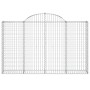 Gabionenkörbe 6 Stück Bogenform Eisen 200x30x120/140 cm von vidaXL, Töpfe und Pflanzgefäße - Ref: Foro24-3146135, Preis: 521,...