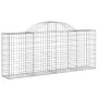 Gabion baskets 40 units, arched shape, iron, 200x30x80/100 cm by vidaXL, Pots and planters - Ref: Foro24-3146107, Price: 2,00...