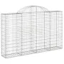 Wire mesh baskets 18 units, arched shape, iron, 200x30x120/140 cm by vidaXL, Pots and planters - Ref: Foro24-3146145, Price: ...