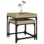 Beistelltische 2 Stück Sperrholz Sonoma Eiche von vidaXL, Couchtisch - Ref: Foro24-823283, Preis: 53,22 €, Rabatt: %