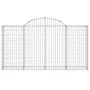 Gabion baskets 15 pcs arch shape iron 200x30x100/120 cm by vidaXL, Pots and planters - Ref: Foro24-3146123, Price: 1,00 €, Di...