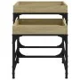Mesas auxiliares 2 uds madera contrachapada roble Sonoma de vidaXL, Mesas de centro - Ref: Foro24-823283, Precio: 52,55 €, De...