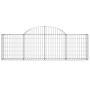 Gabionenkörbe 6 Stück Bogenform Eisen 200x30x60/80 cm von vidaXL, Töpfe und Pflanzgefäße - Ref: Foro24-3146072, Preis: 309,19...