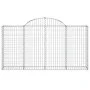 Gabion baskets 11 pcs iron arch shape 200x30x100/120 cm by vidaXL, Pots and planters - Ref: Foro24-3146119, Price: 802,74 €, ...