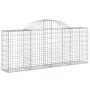 Gabion baskets 10 pcs arc shape iron 200x30x80/100 cm by vidaXL, Pots and planters - Ref: Foro24-3146097, Price: 607,49 €, Di...