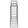 Gabionenkörbe 10 Stück bogenförmiges Eisen 200x30x80/100 cm von vidaXL, Töpfe und Pflanzgefäße - Ref: Foro24-3146097, Preis: ...
