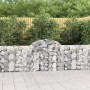 Gabionenkörbe 6 Stück Bogenform Eisen 200x30x80/100 cm von vidaXL, Töpfe und Pflanzgefäße - Ref: Foro24-3146093, Preis: 407,1...