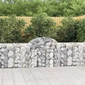Gabion baskets 50 pcs arc shape iron 200x30x80/100 cm by vidaXL, Pots and planters - Ref: Foro24-3146108, Price: 2,00 €, Disc...