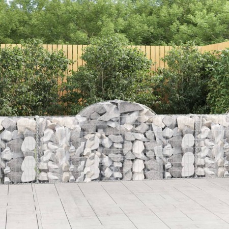Gabionenkörbe 50 Stück Bogenform Eisen 200x30x80/100 cm von vidaXL, Töpfe und Pflanzgefäße - Ref: Foro24-3146108, Preis: 3,00...